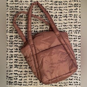 Baggu Puffy Mini Tote - Cocoa
